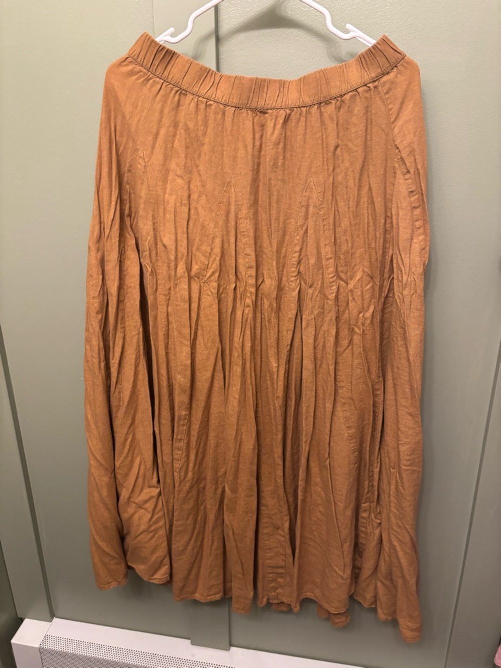 Universal Thread Rust Brown Drawstring Maxi Skirt